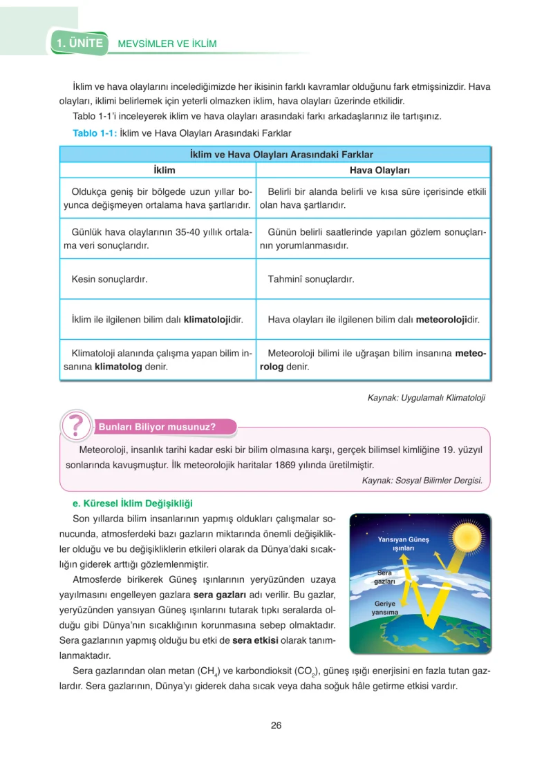 8. Sınıf Fen Bilimleri Ders Kitabı Cevapları SDR Dİkey Yayınları Sayfa 26