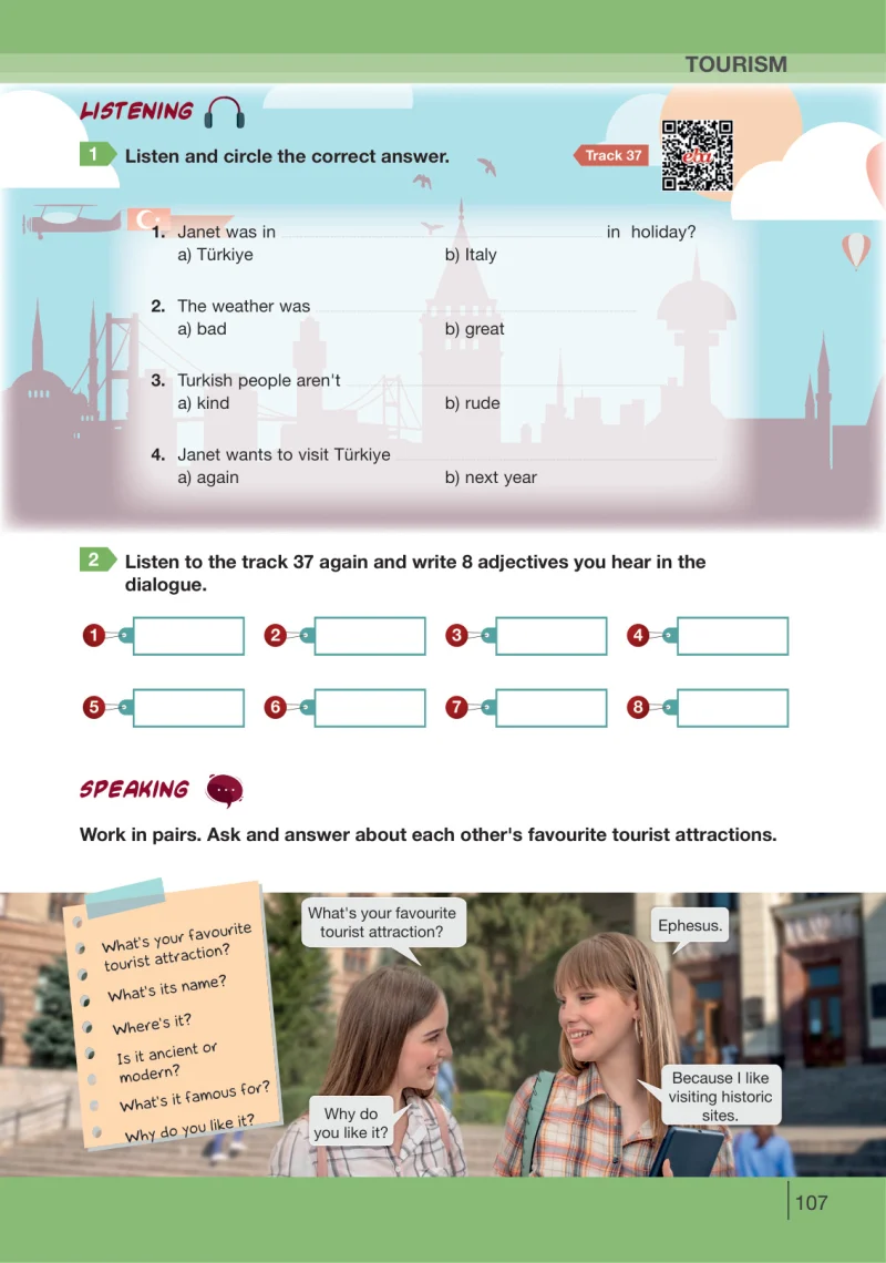8. Sınıf İngilizce Ders Kitabı Cevapları Bilim ve Kültür Yayınları Sayfa 107