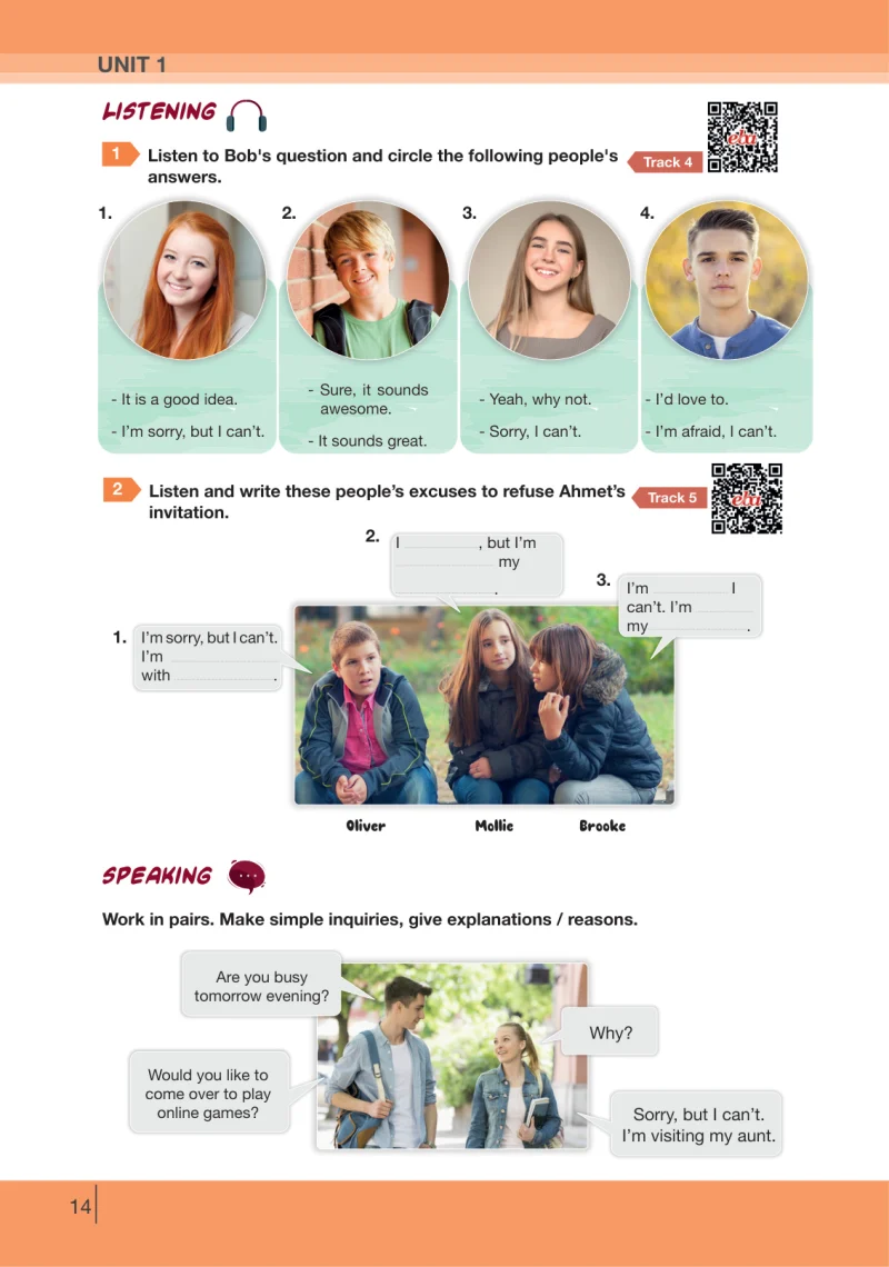 8. Sınıf İngilizce Ders Kitabı Cevapları Bilim ve Kültür Yayınları Sayfa 14