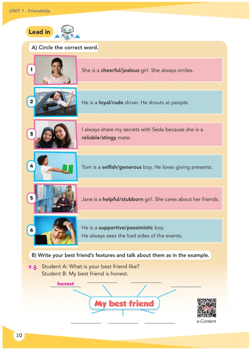 8. Sınıf İngilizce Ders Kitabı Cevapları Meb Yayınları 1 Sayfa 10