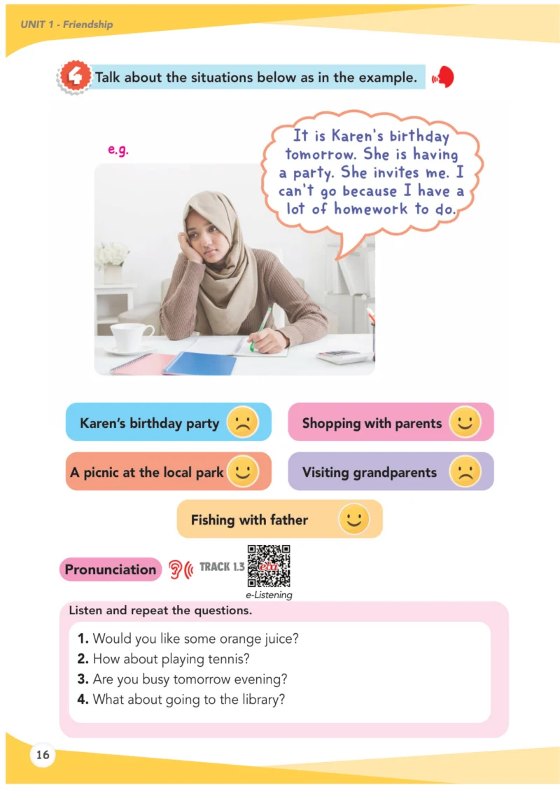 8. Sınıf İngilizce Ders Kitabı Cevapları Meb Yayınları 1 Sayfa 16
