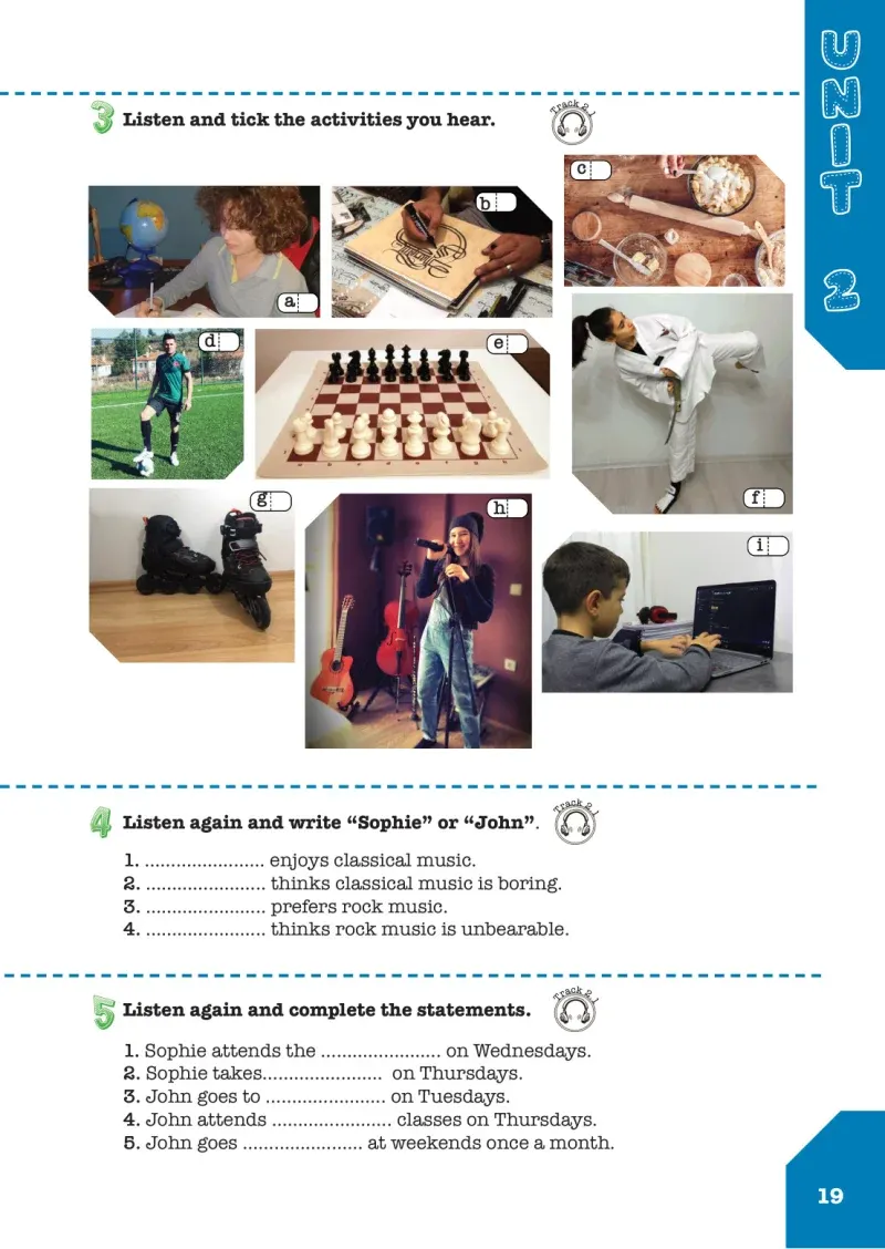 8. Sınıf İngilizce Ders Kitabı Cevapları Meb Yayınları Çalışma Kitabı Sayfa 19