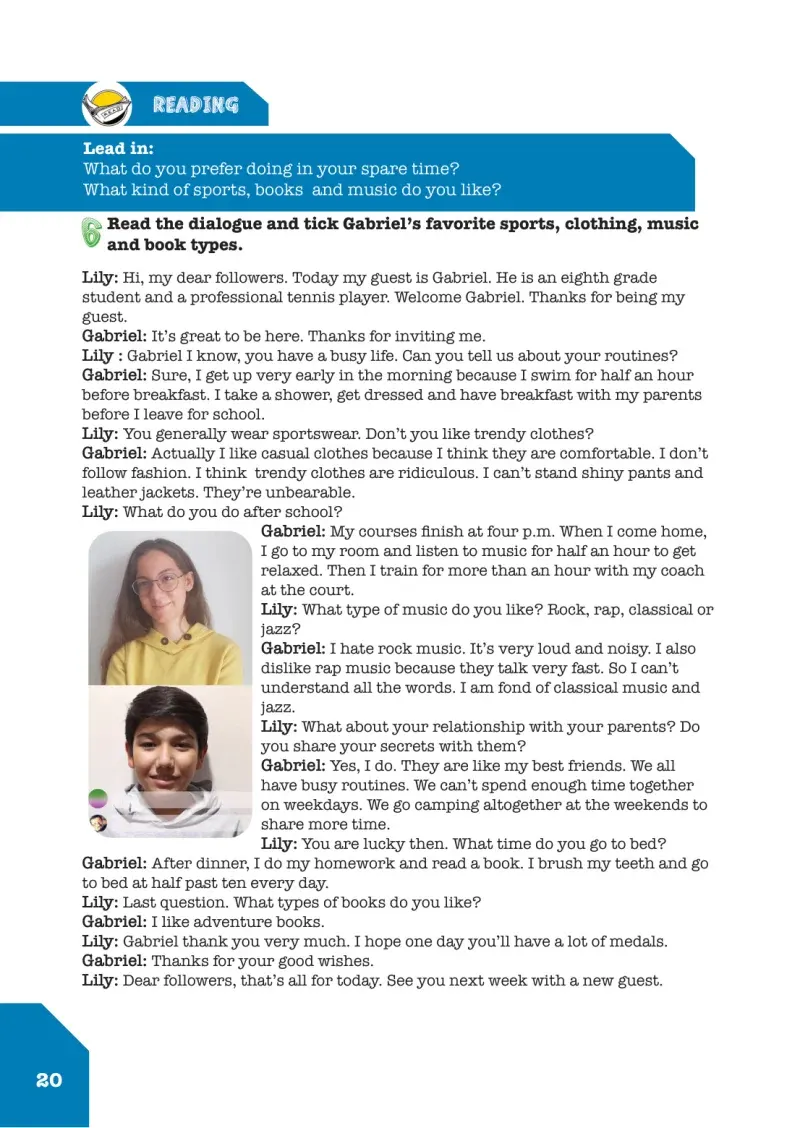 8. Sınıf İngilizce Ders Kitabı Cevapları Meb Yayınları Çalışma Kitabı Sayfa 20
