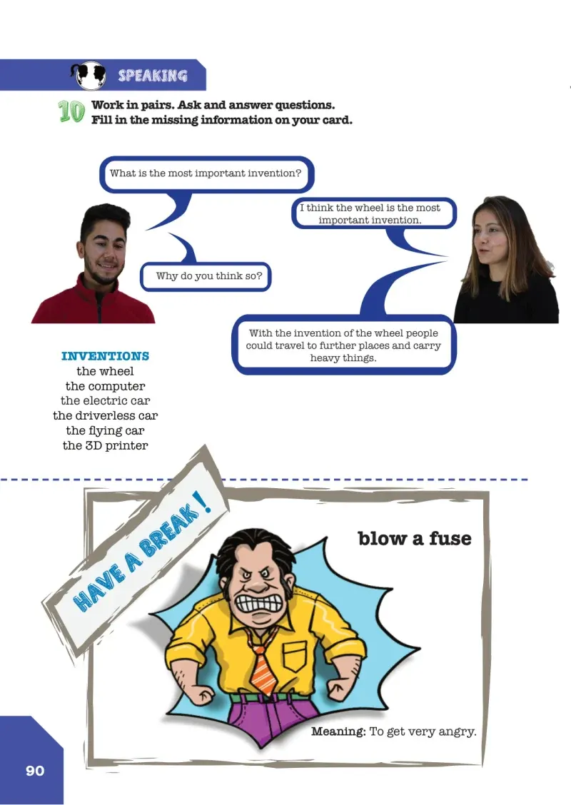 8. Sınıf İngilizce Ders Kitabı Cevapları Meb Yayınları Çalışma Kitabı Sayfa 90