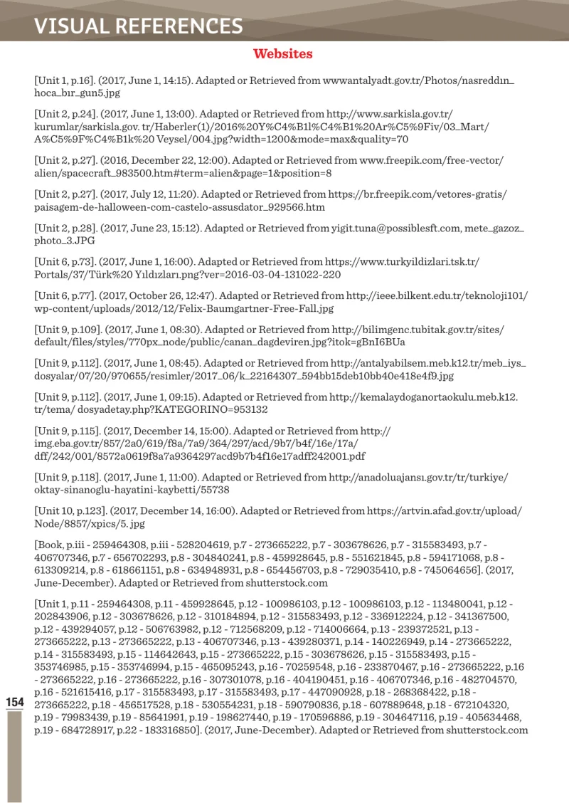 8. Sınıf İngilizce Ders Kitabı Cevapları Meb Yayınları Sayfa 154