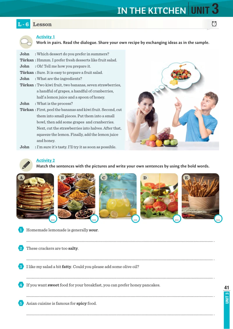 8. Sınıf İngilizce Ders Kitabı Cevapları Meb Yayınları Sayfa 41
