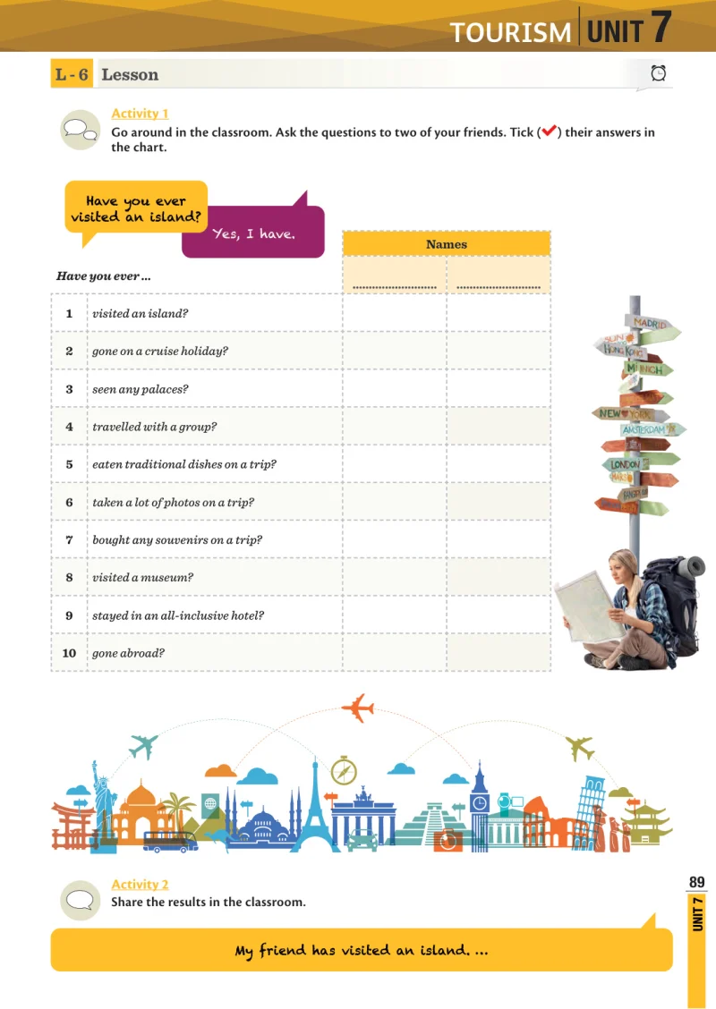 8. Sınıf İngilizce Ders Kitabı Cevapları Meb Yayınları Sayfa 89