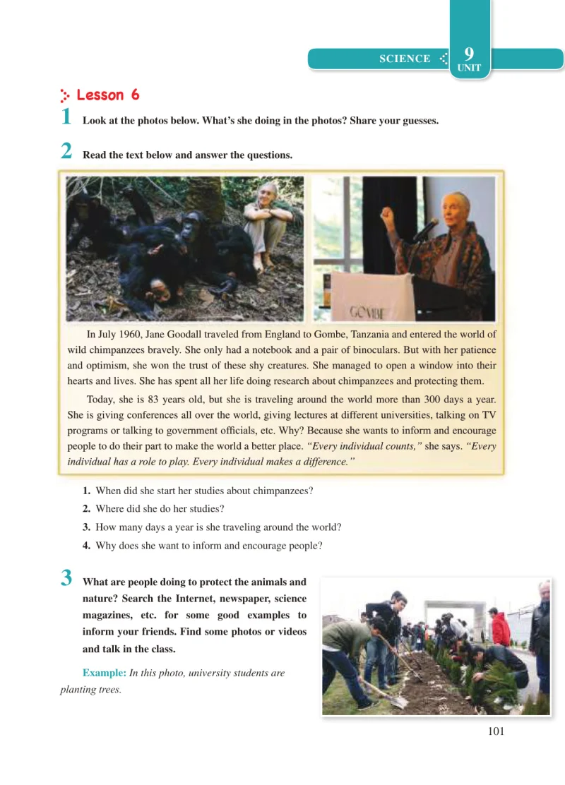 8. Sınıf İngilizce Ders Kitabı Cevapları Tutku Yayınları Sayfa 101