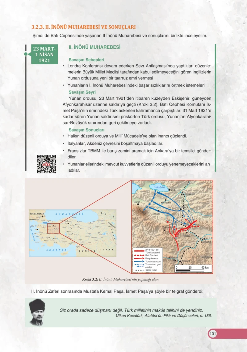 8. Sınıf İnkılap Tarihi Ders Kitabı Cevapları Ders Destek Yayınları Sayfa 101