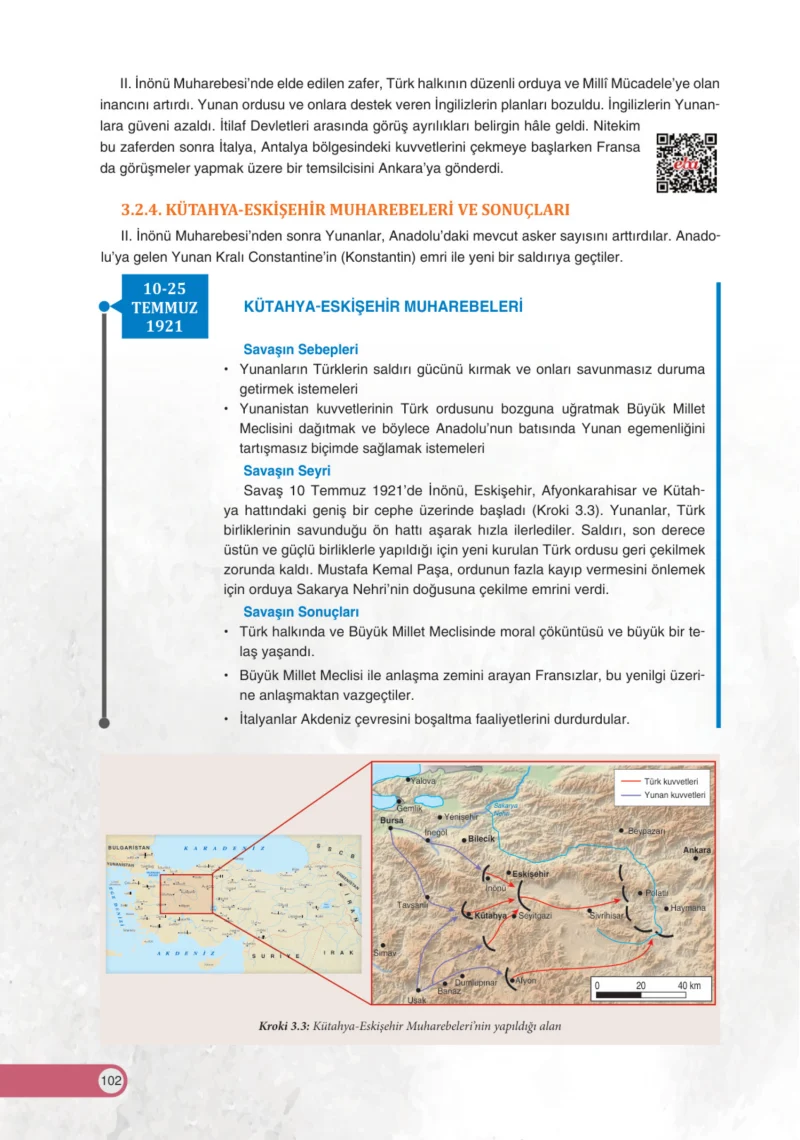 8. Sınıf İnkılap Tarihi Ders Kitabı Cevapları Ders Destek Yayınları Sayfa 102