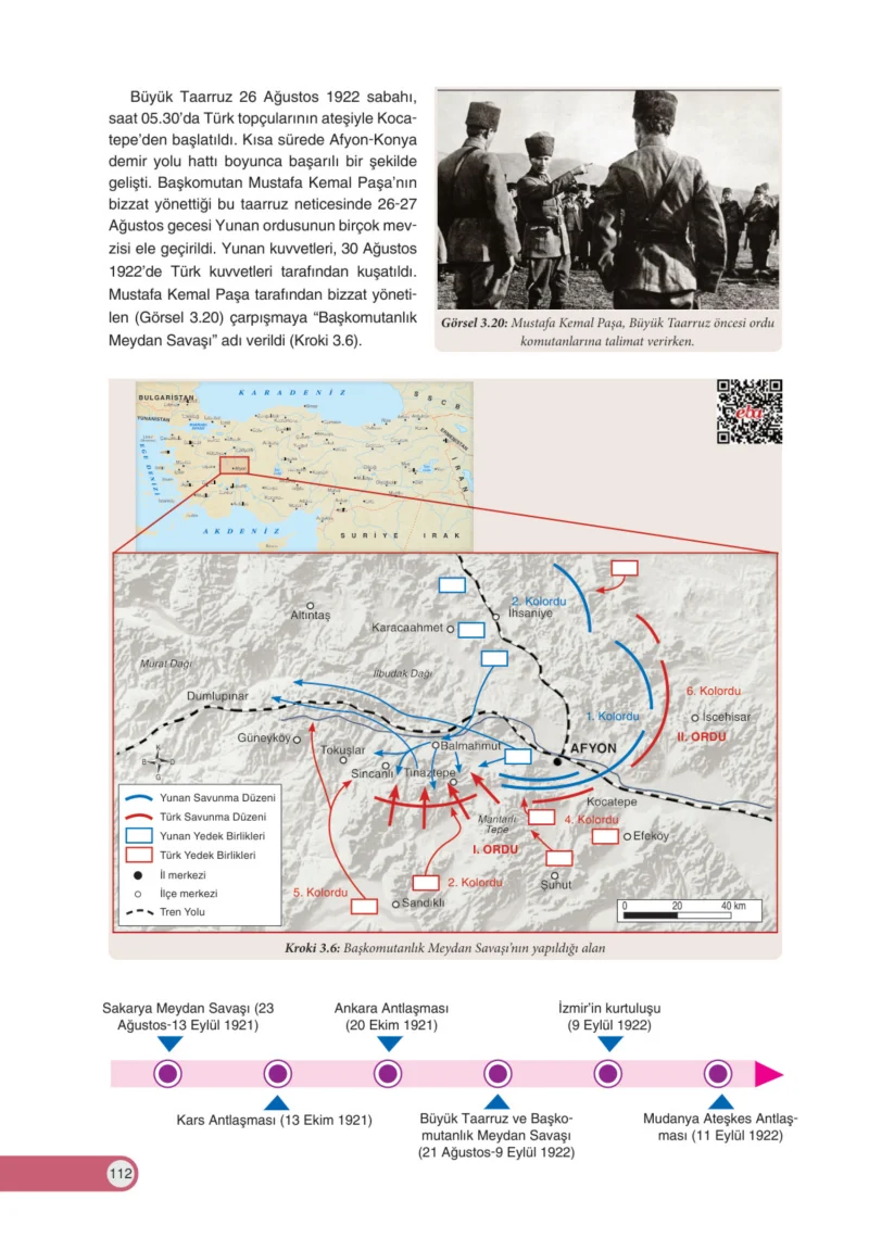 8. Sınıf İnkılap Tarihi Ders Kitabı Cevapları Ders Destek Yayınları Sayfa 112