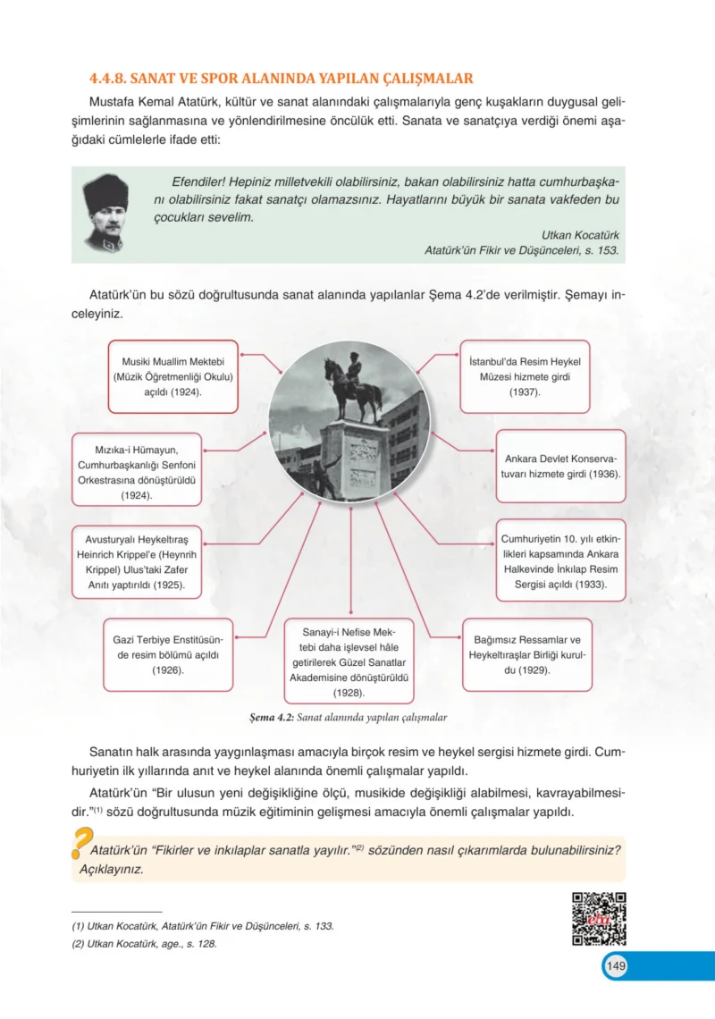 8. Sınıf İnkılap Tarihi Ders Kitabı Cevapları Ders Destek Yayınları Sayfa 149