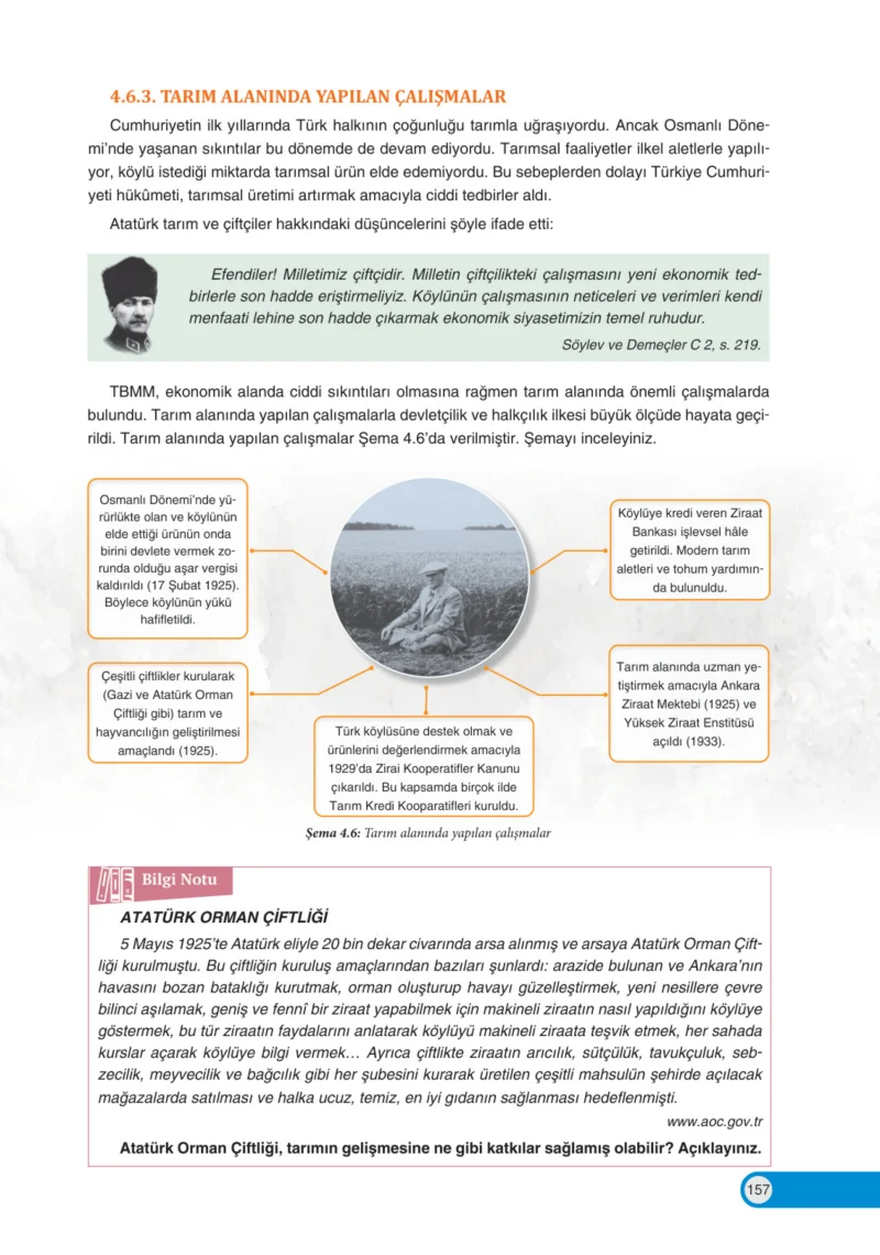 8. Sınıf İnkılap Tarihi Ders Kitabı Cevapları Ders Destek Yayınları Sayfa 157