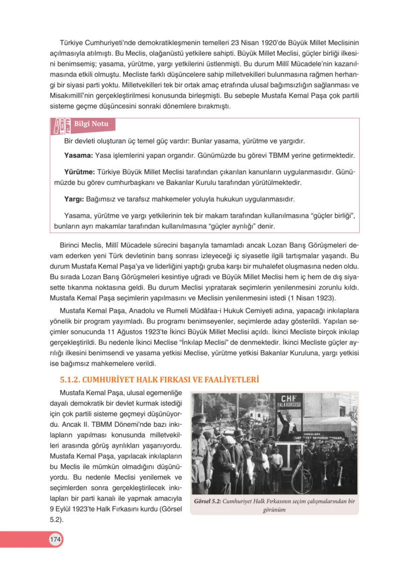 8. Sınıf İnkılap Tarihi Ders Kitabı Cevapları Ders Destek Yayınları Sayfa 174
