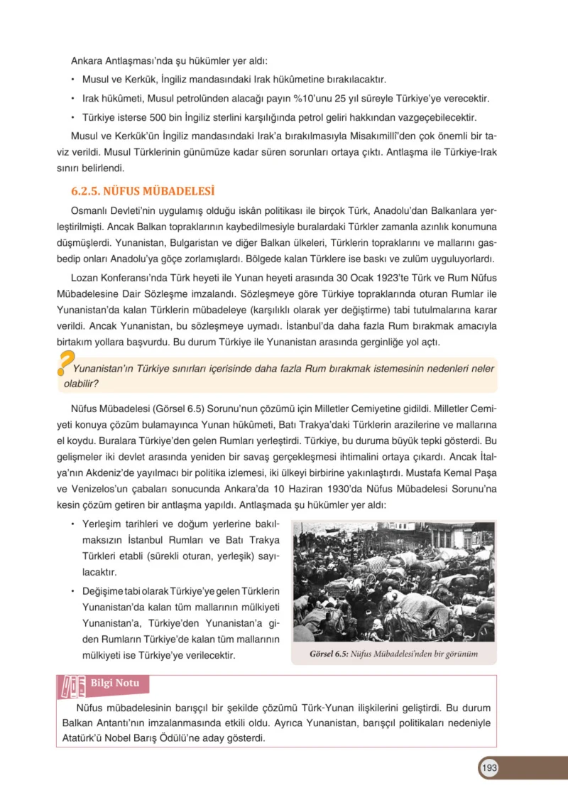 8. Sınıf İnkılap Tarihi Ders Kitabı Cevapları Ders Destek Yayınları Sayfa 193