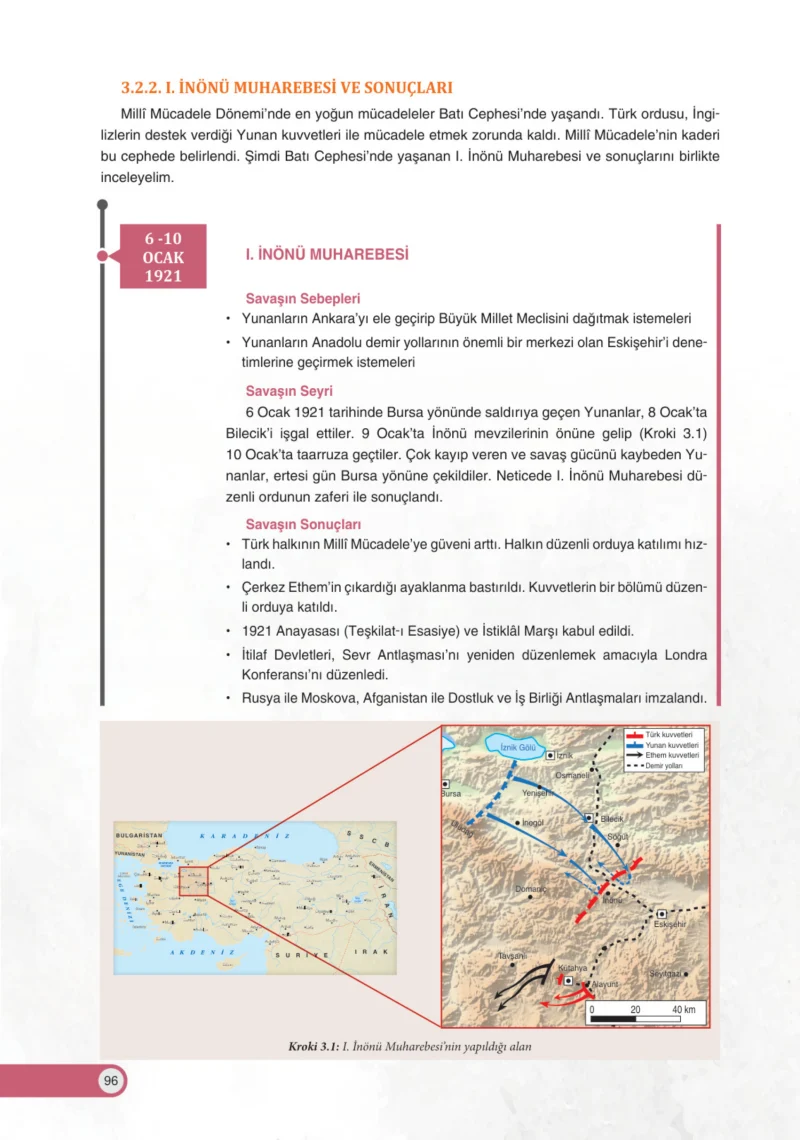 8. Sınıf İnkılap Tarihi Ders Kitabı Cevapları Ders Destek Yayınları Sayfa 96