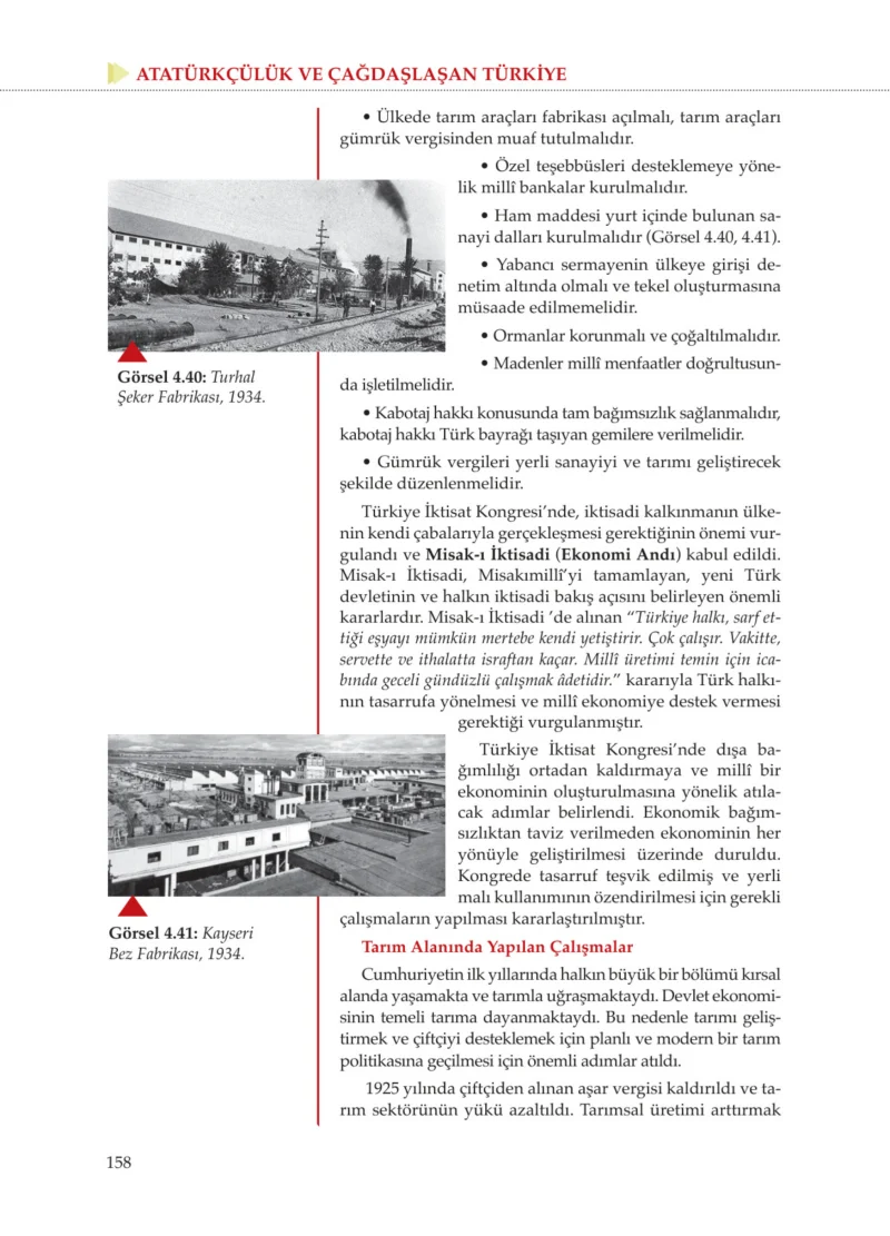 8. Sınıf İnkılap Tarihi Ders Kitabı Cevapları Meb Yayınları Sayfa 158