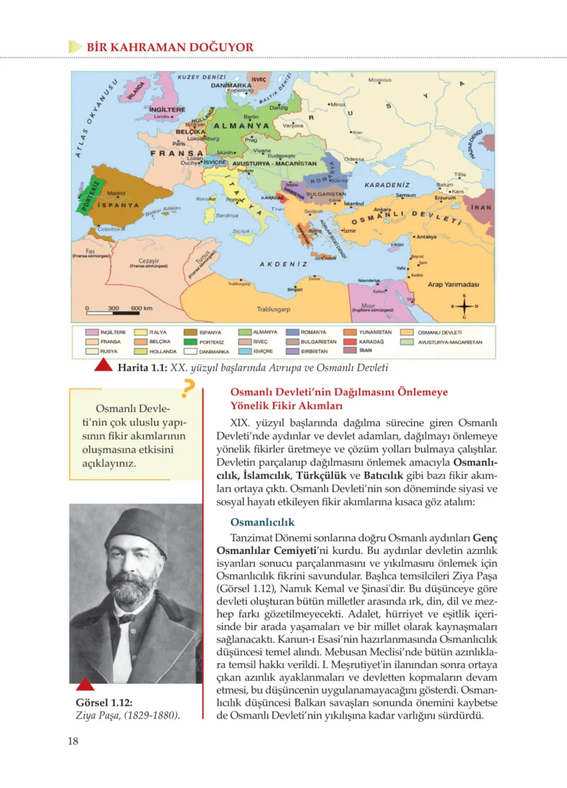 8. Sınıf İnkılap Tarihi Ders Kitabı Cevapları Meb Yayınları Sayfa 18