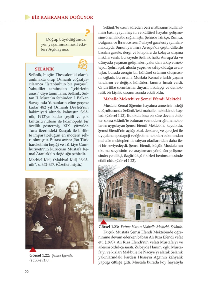 8. Sınıf İnkılap Tarihi Ders Kitabı Cevapları Meb Yayınları Sayfa 22