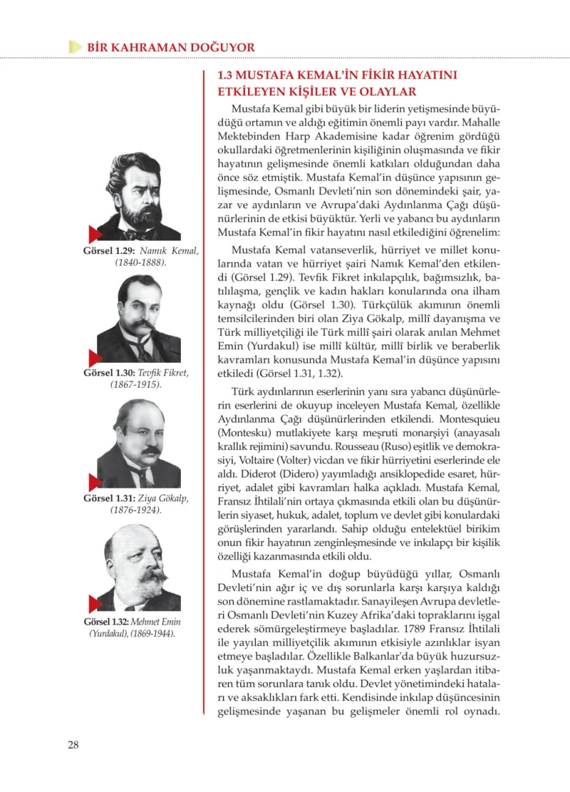 8. Sınıf İnkılap Tarihi Ders Kitabı Cevapları Meb Yayınları Sayfa 28