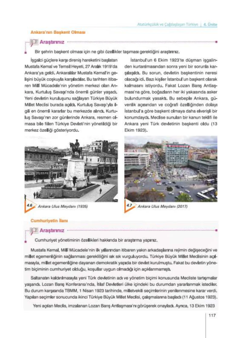 8. Sınıf İnkılap Tarihi Ders Kitabı Cevapları Nev Kitap Yayınları Sayfa 117