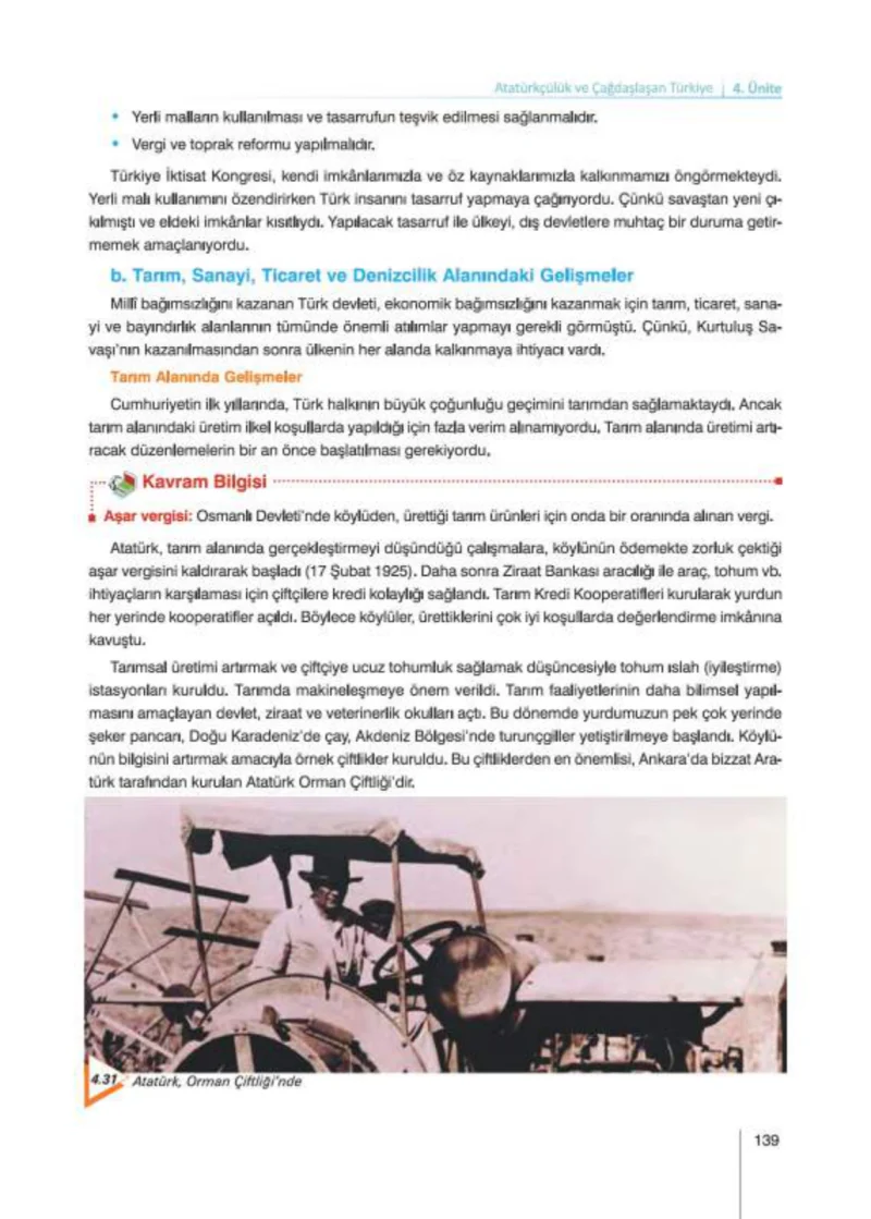 8. Sınıf İnkılap Tarihi Ders Kitabı Cevapları Nev Kitap Yayınları Sayfa 139