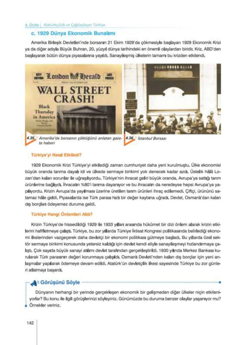 8. Sınıf İnkılap Tarihi Ders Kitabı Cevapları Nev Kitap Yayınları Sayfa 142