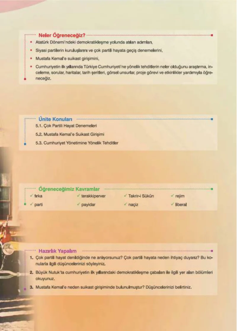 8. Sınıf İnkılap Tarihi Ders Kitabı Cevapları Nev Kitap Yayınları Sayfa 157