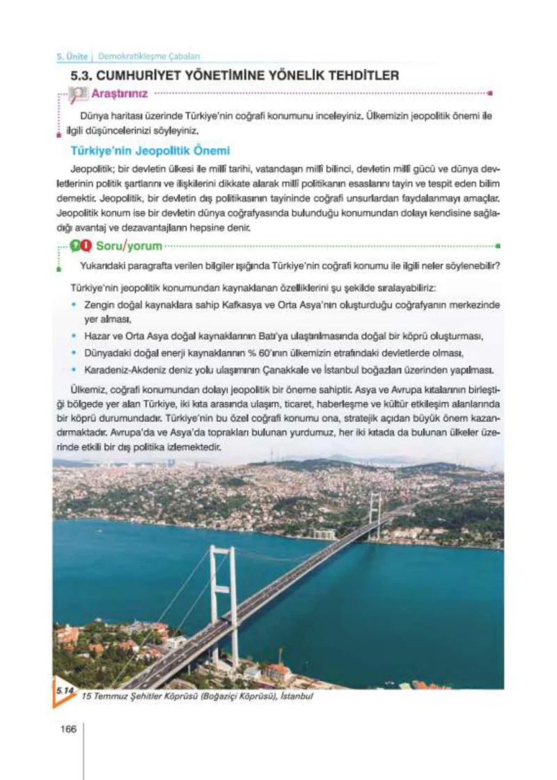 8. Sınıf İnkılap Tarihi Ders Kitabı Cevapları Nev Kitap Yayınları Sayfa 166