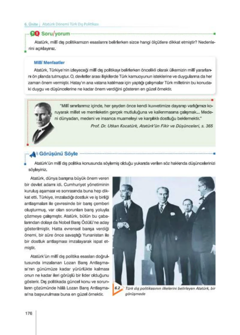 8. Sınıf İnkılap Tarihi Ders Kitabı Cevapları Nev Kitap Yayınları Sayfa 176
