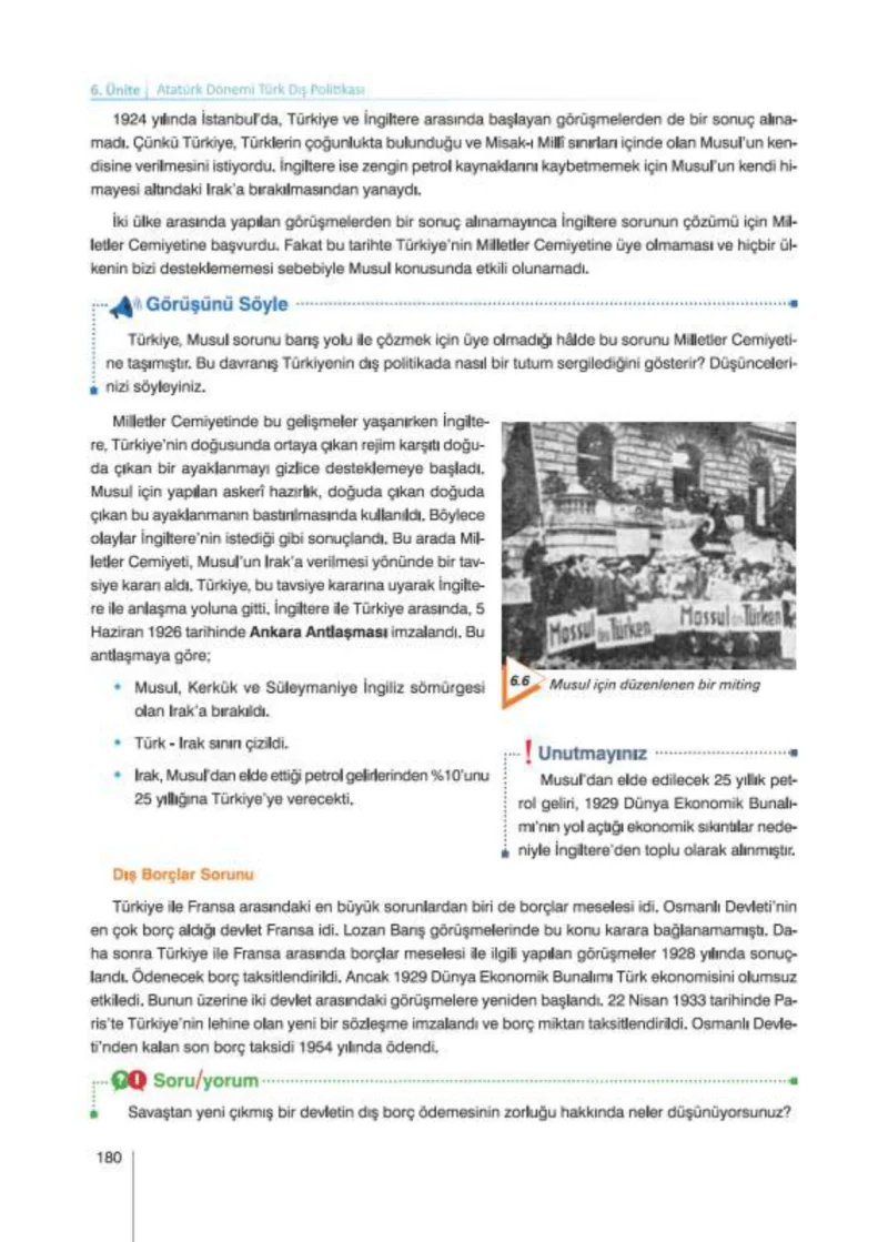 8. Sınıf İnkılap Tarihi Ders Kitabı Cevapları Nev Kitap Yayınları Sayfa 180