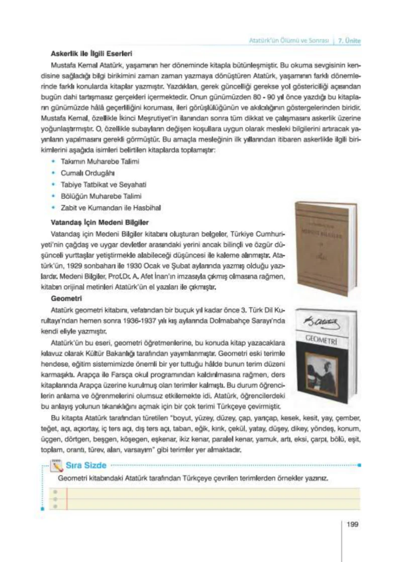 8. Sınıf İnkılap Tarihi Ders Kitabı Cevapları Nev Kitap Yayınları Sayfa 199