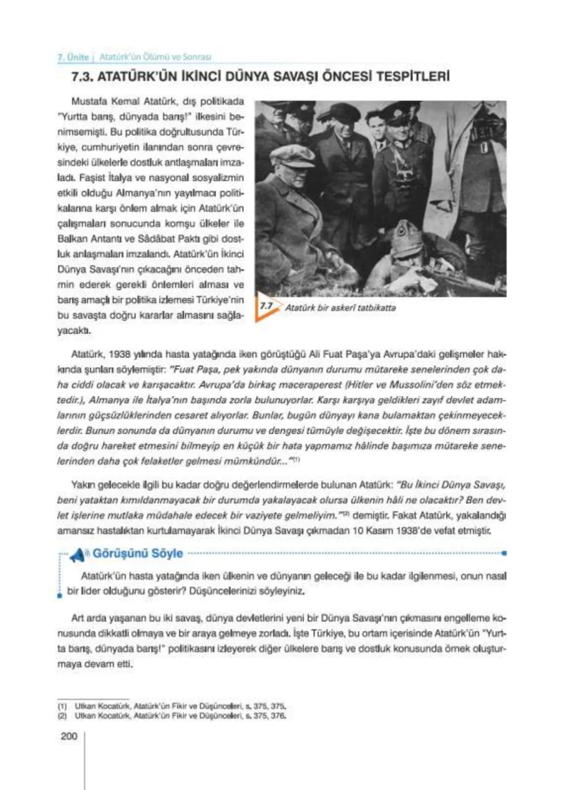 8. Sınıf İnkılap Tarihi Ders Kitabı Cevapları Nev Kitap Yayınları Sayfa 200
