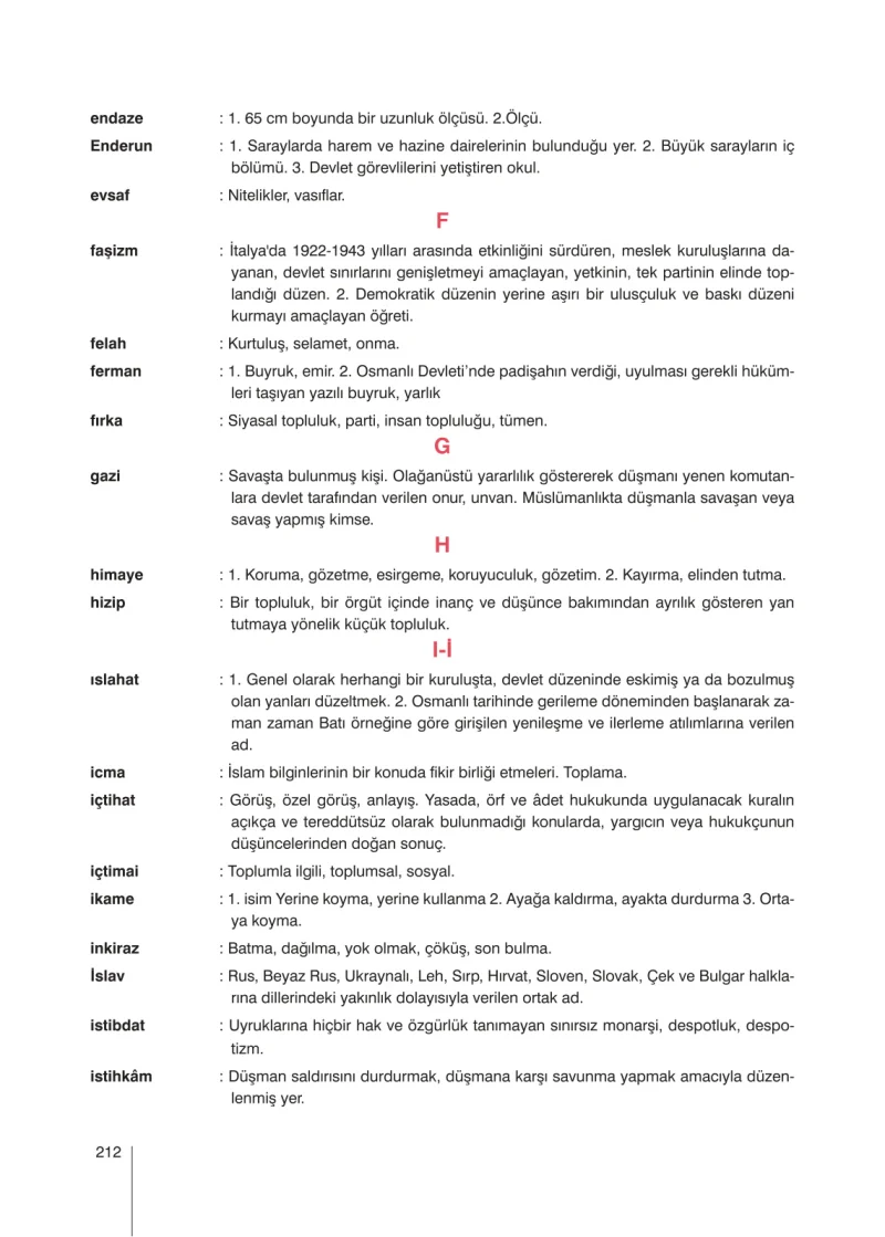 8. Sınıf İnkılap Tarihi Ders Kitabı Cevapları Nev Kitap Yayınları Sayfa 212
