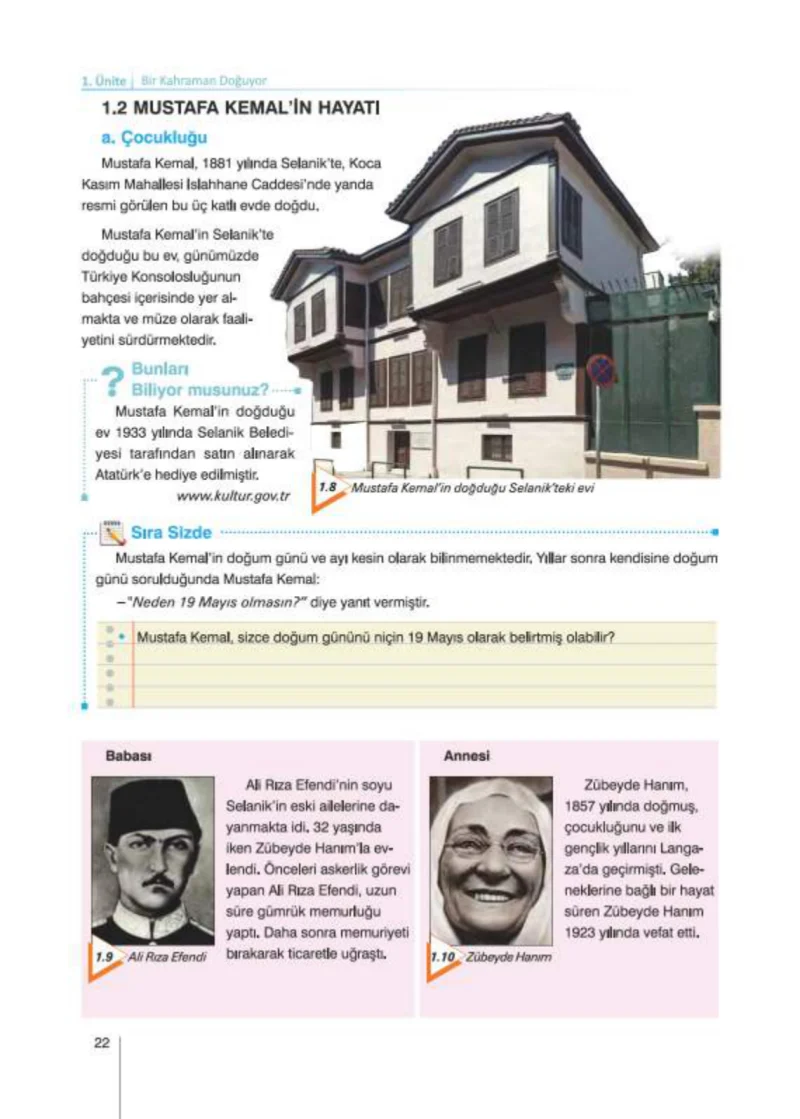 8. Sınıf İnkılap Tarihi Ders Kitabı Cevapları Nev Kitap Yayınları Sayfa 22