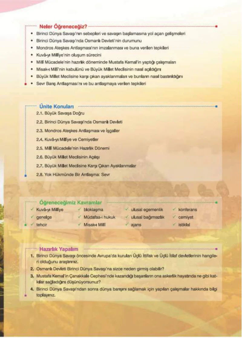8. Sınıf İnkılap Tarihi Ders Kitabı Cevapları Nev Kitap Yayınları Sayfa 35