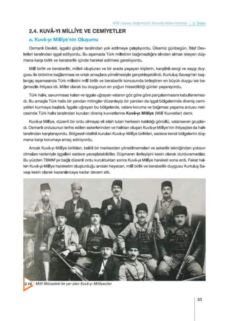 8. Sınıf İnkılap Tarihi Ders Kitabı Cevapları Nev Kitap Yayınları Sayfa 53