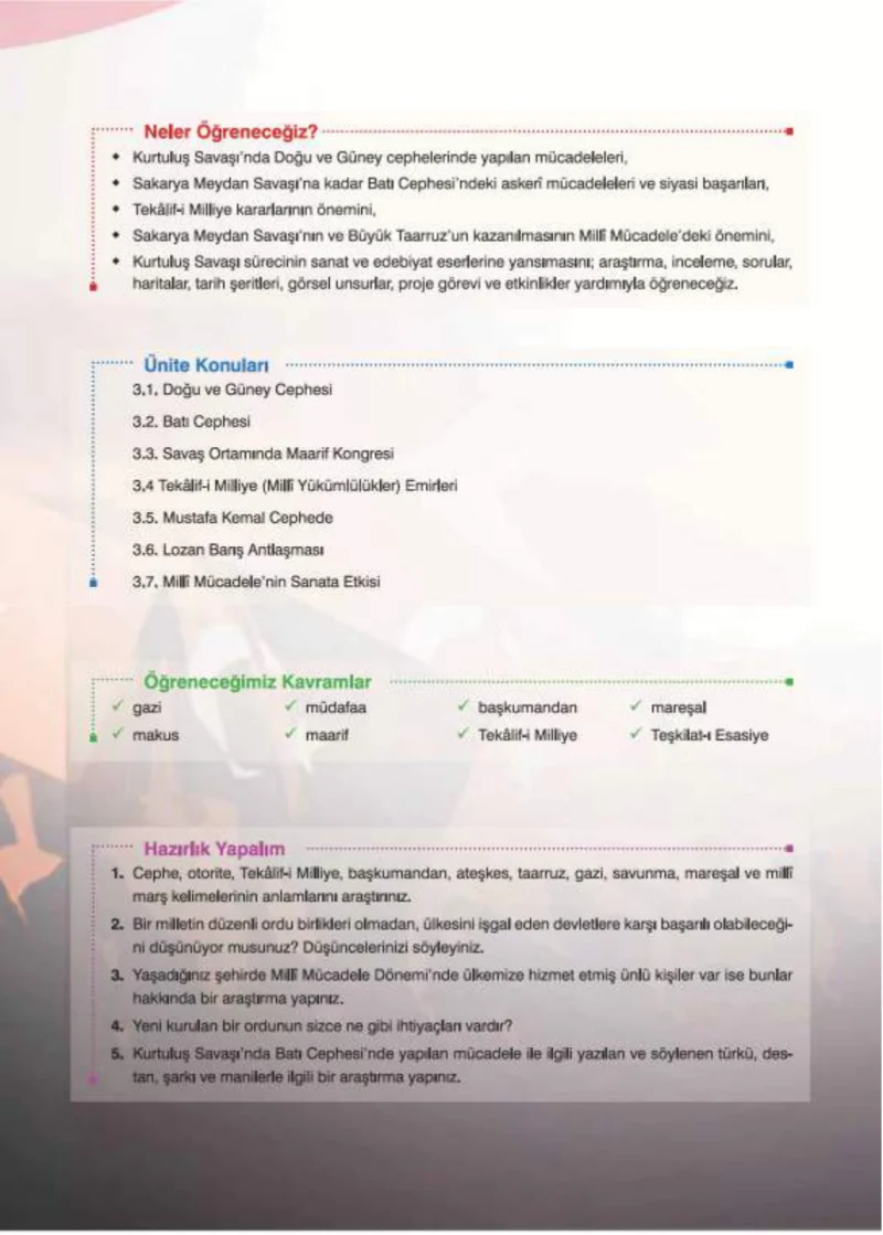 8. Sınıf İnkılap Tarihi Ders Kitabı Cevapları Nev Kitap Yayınları Sayfa 75
