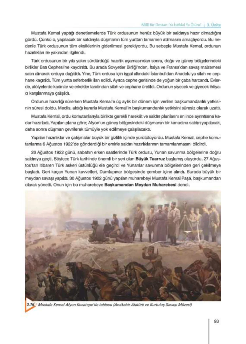 8. Sınıf İnkılap Tarihi Ders Kitabı Cevapları Nev Kitap Yayınları Sayfa 93
