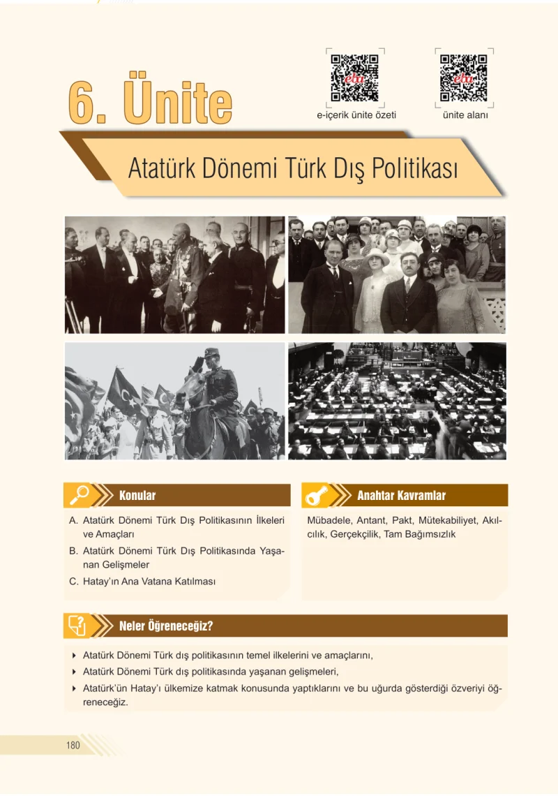 8. Sınıf İnkılap Tarihi Ders Kitabı Cevapları Semih Ofset S.E.K. Yayınları Sayfa 180