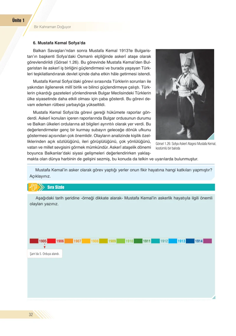 8. Sınıf İnkılap Tarihi Ders Kitabı Cevapları Semih Ofset S.E.K. Yayınları Sayfa 32