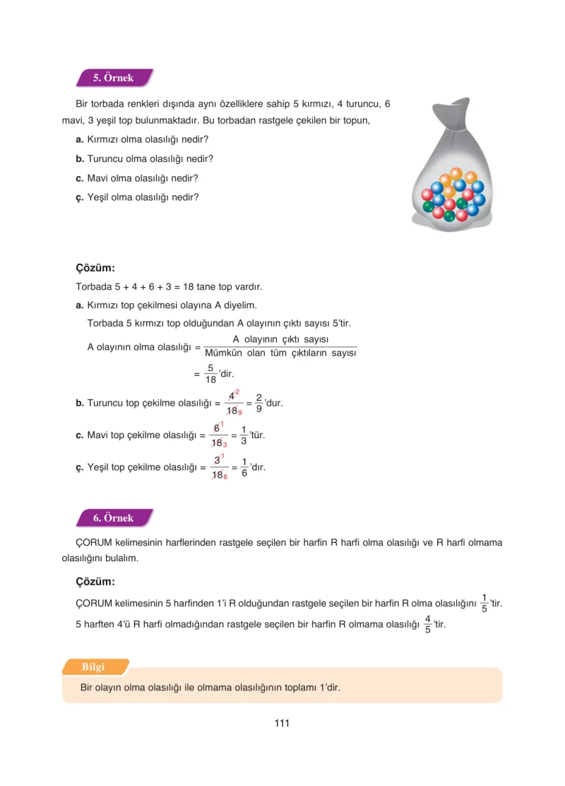8. Sınıf Matematik Ders Kitabı Cevapları Ada Yayınları Sayfa 111