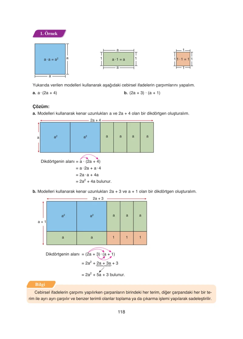 8. Sınıf Matematik Ders Kitabı Cevapları Ada Yayınları Sayfa 118