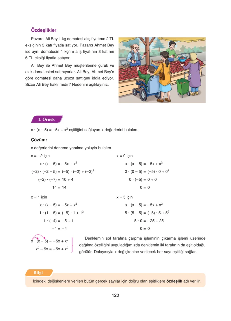 8. Sınıf Matematik Ders Kitabı Cevapları Ada Yayınları Sayfa 120
