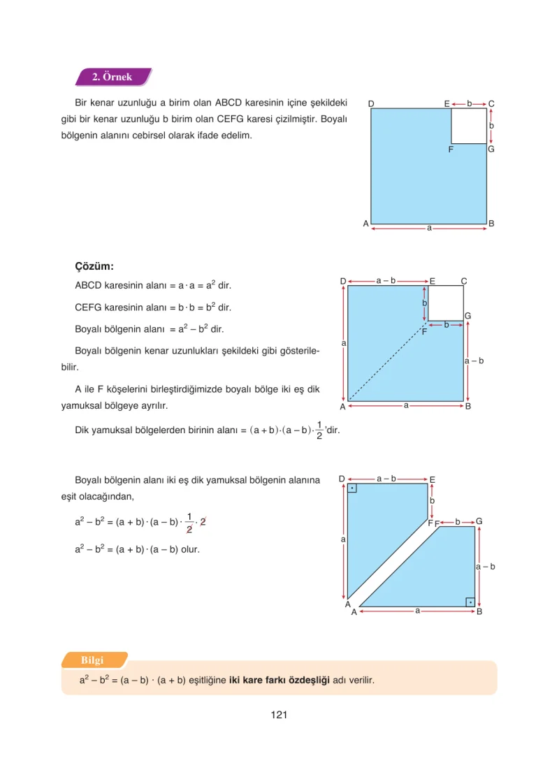 8. Sınıf Matematik Ders Kitabı Cevapları Ada Yayınları Sayfa 121