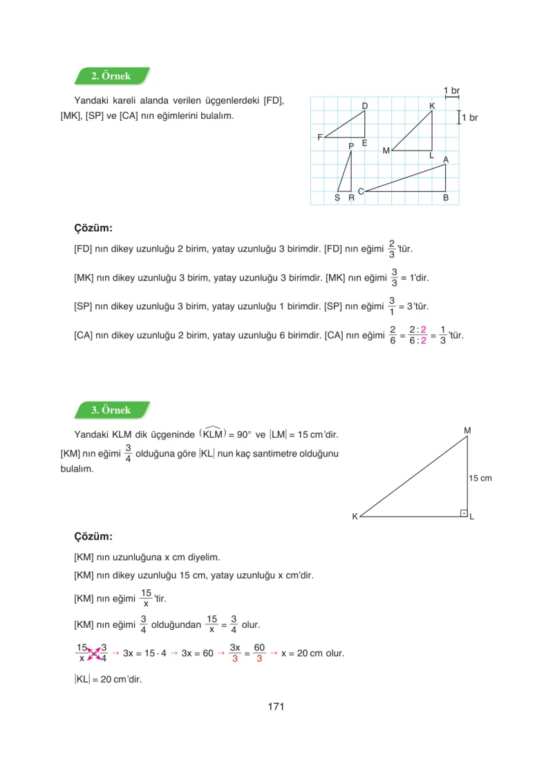 8. Sınıf Matematik Ders Kitabı Cevapları Ada Yayınları Sayfa 171