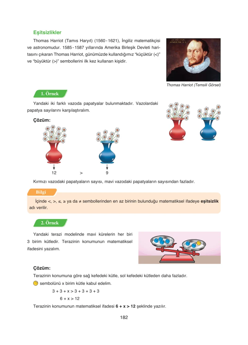 8. Sınıf Matematik Ders Kitabı Cevapları Ada Yayınları Sayfa 182