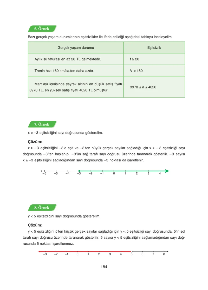 8. Sınıf Matematik Ders Kitabı Cevapları Ada Yayınları Sayfa 184