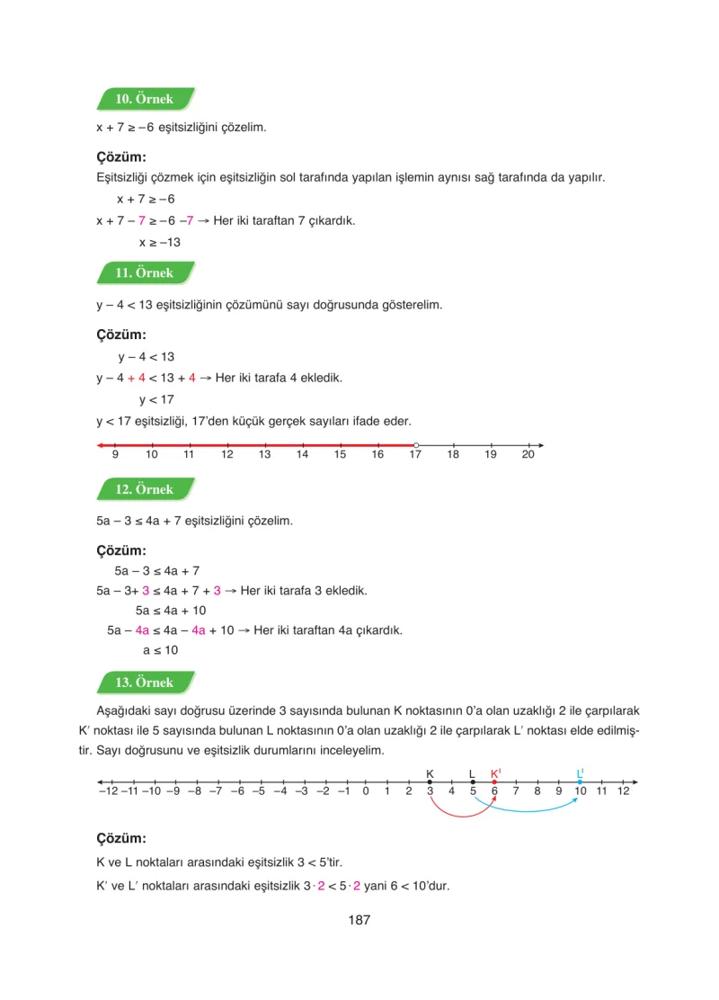 8. Sınıf Matematik Ders Kitabı Cevapları Ada Yayınları Sayfa 187