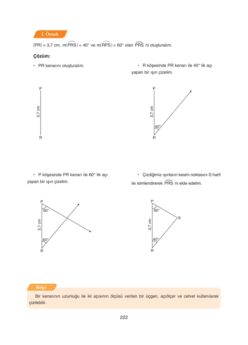 8. Sınıf Matematik Ders Kitabı Cevapları Ada Yayınları Sayfa 222